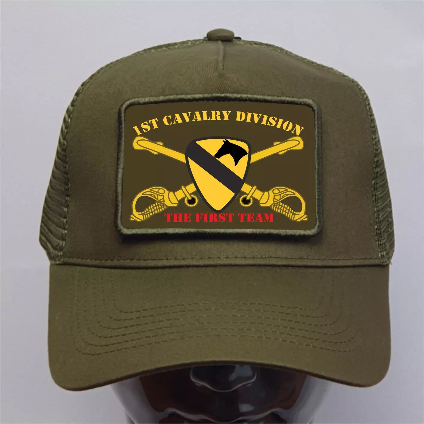 Retro Classic Iconic US Army 1st  Team Air Cavalry Vietnam Quality  Baseball Cap