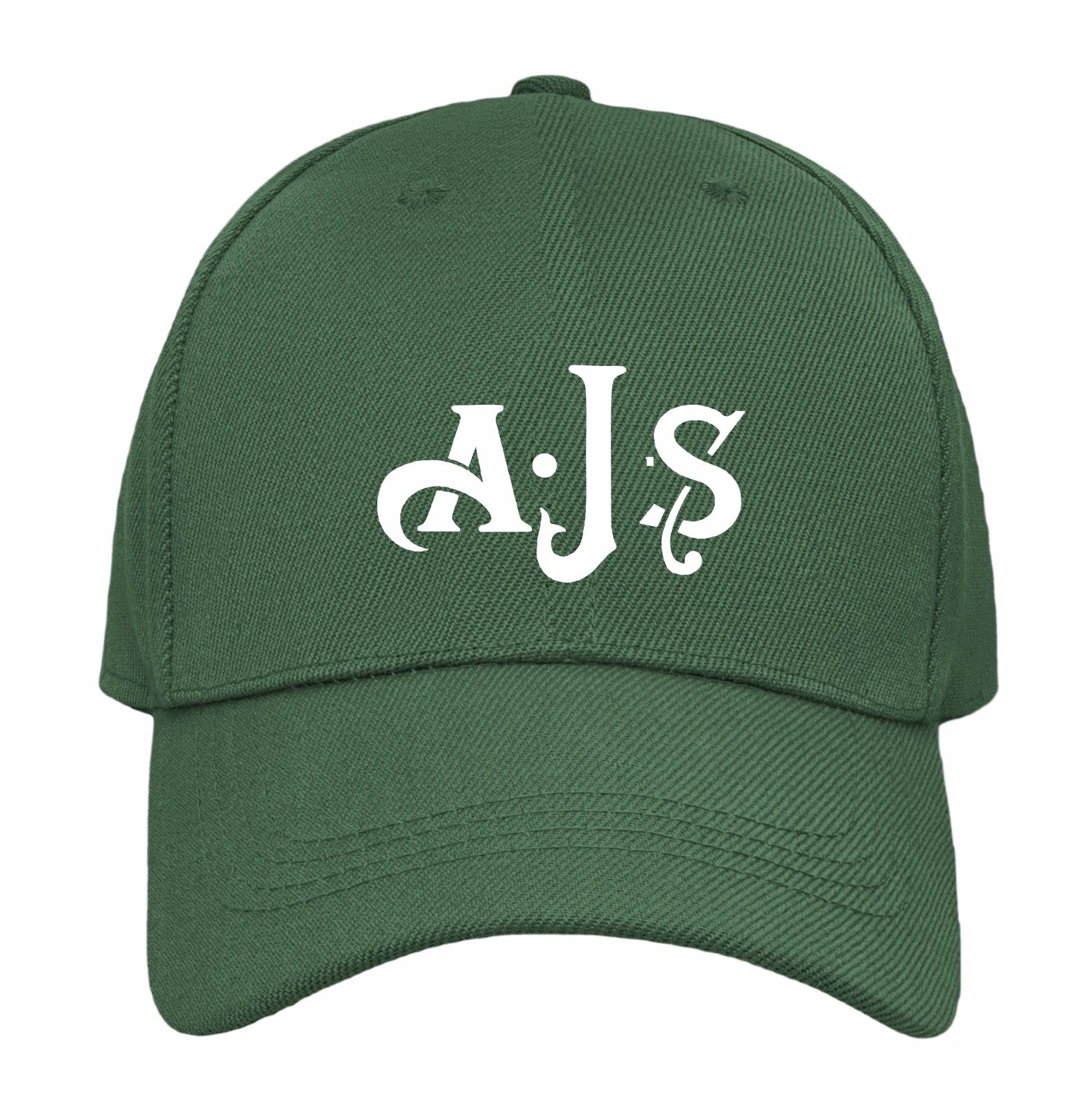 Retro Vintage Classic English AJS Motorcycle Logo Biker Quality Baseball Cap