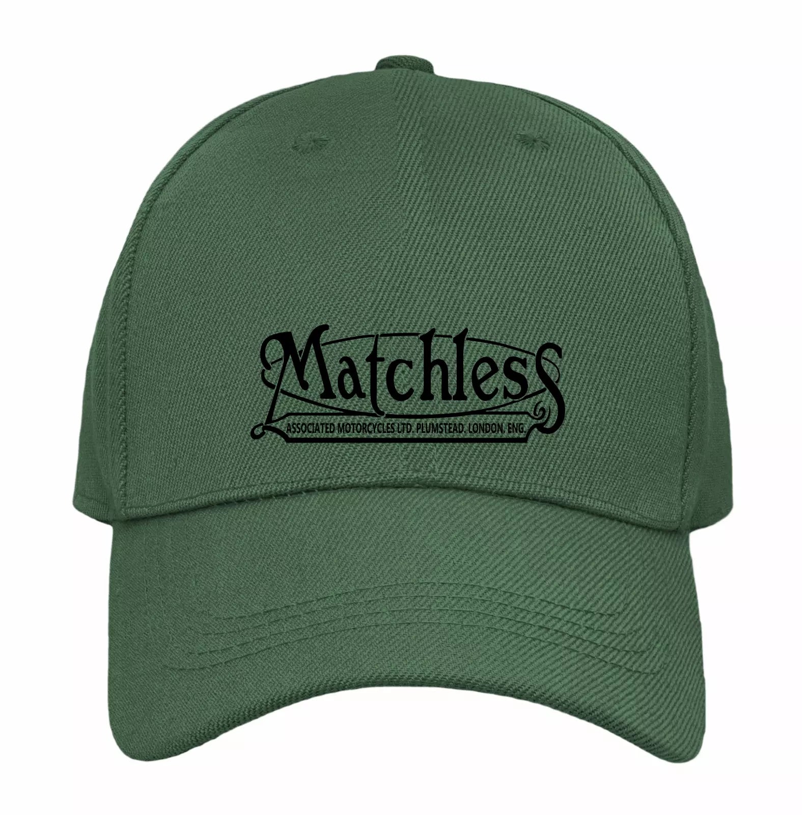 Vintage Classic English Matchless  Motorcycle Logo Biker Quality Baseball Cap