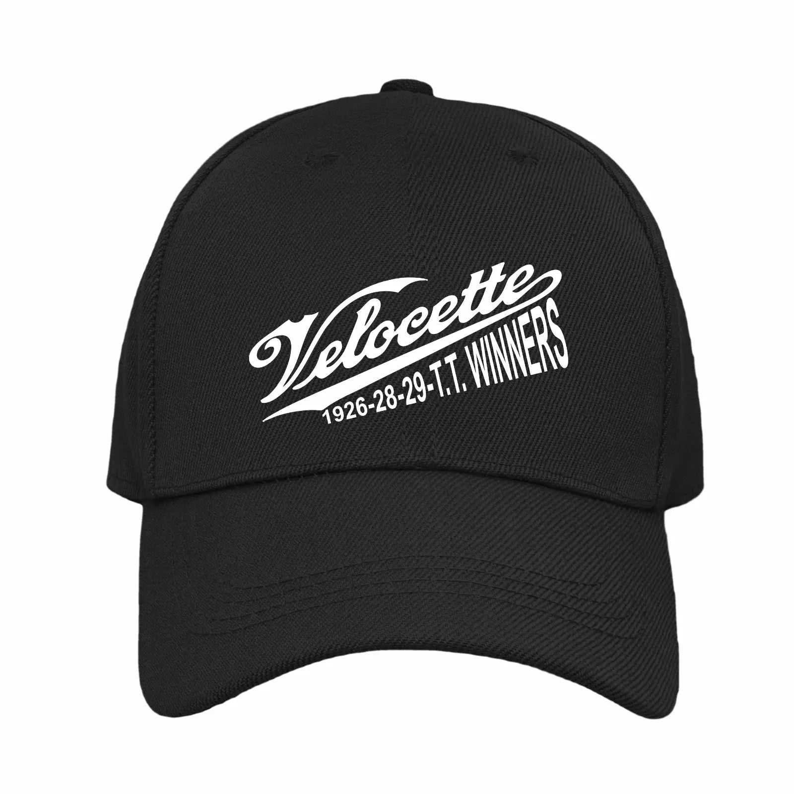 Vintage Classic English Marque Velocette TT  Motorcycle Logo Biker Baseball Cap