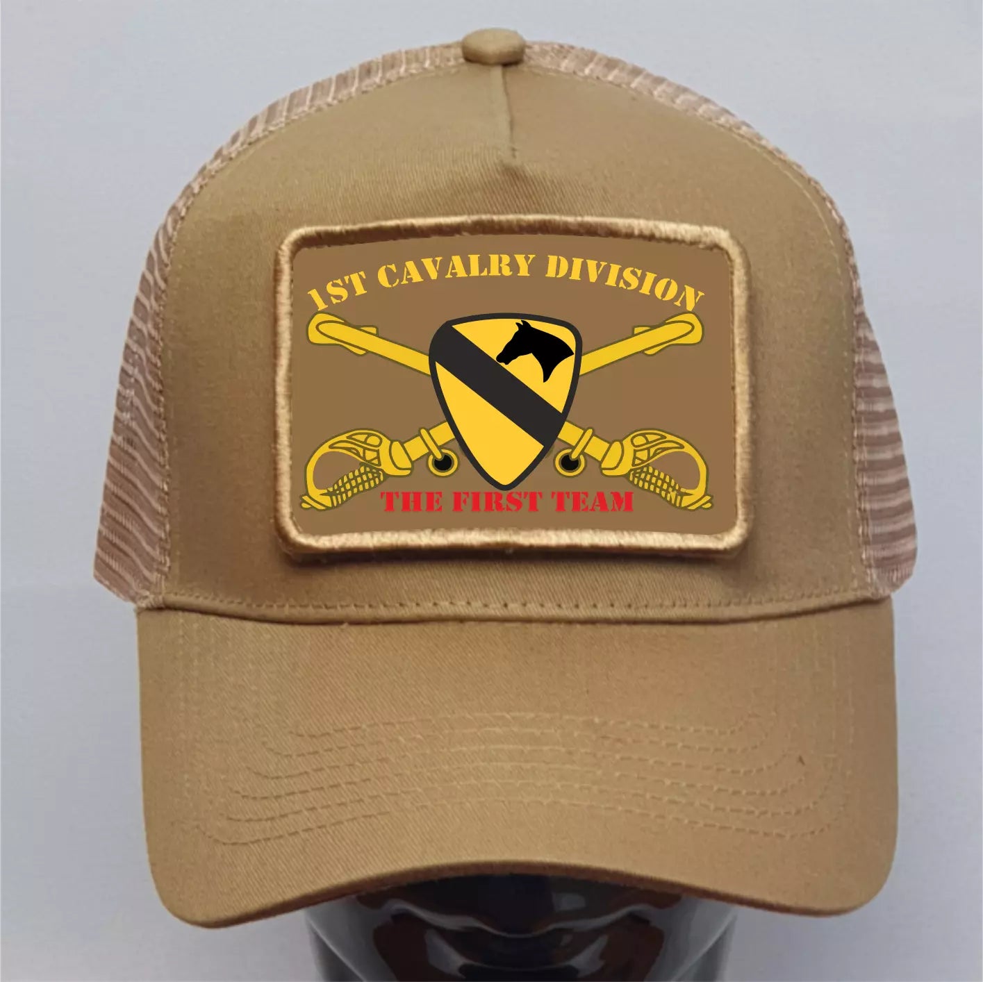 Retro Classic Iconic US Army 1st  Team Air Cavalry Vietnam Quality  Baseball Cap