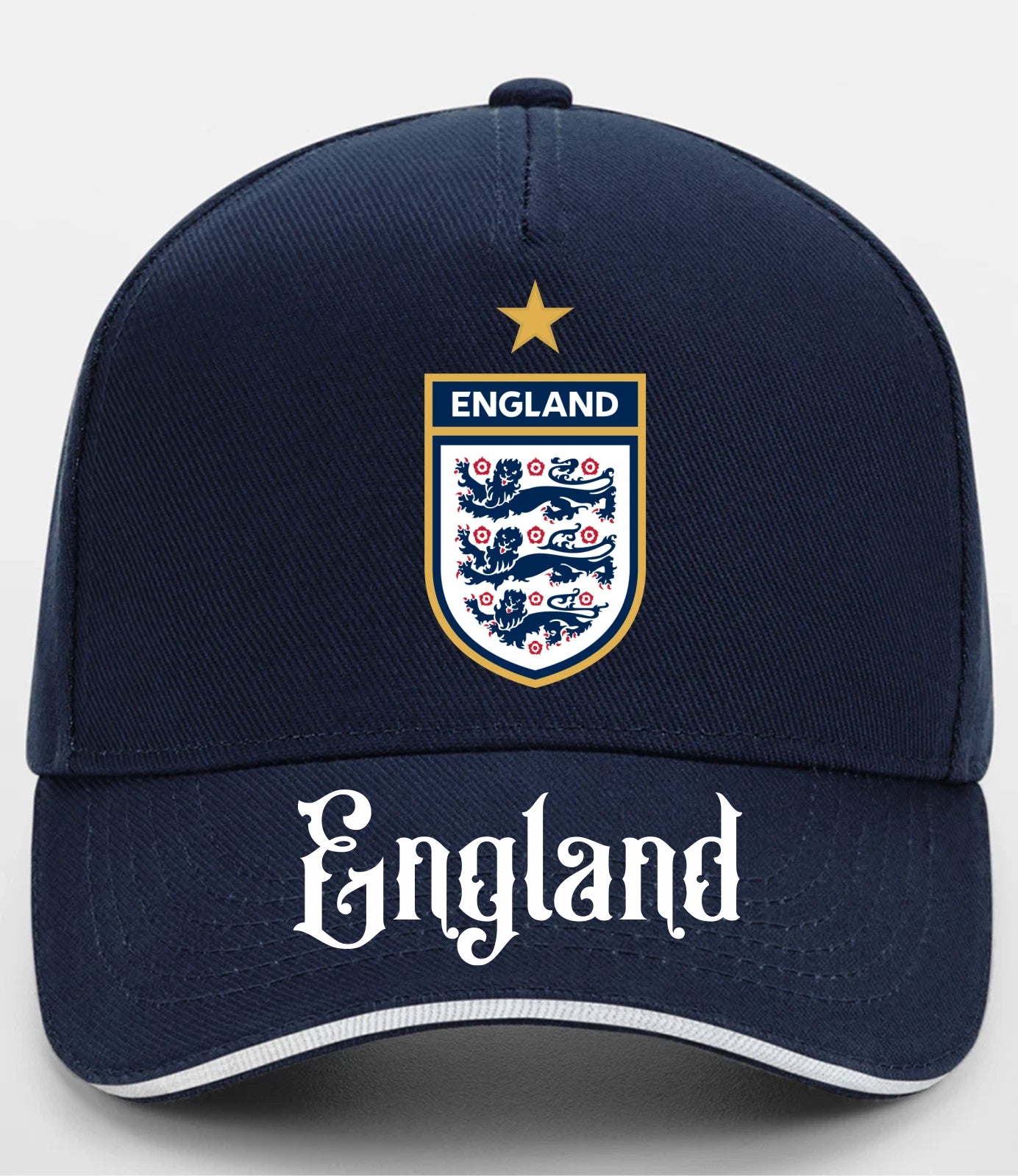 England Shield Sandwich Peak Baseball Cap | Gift |