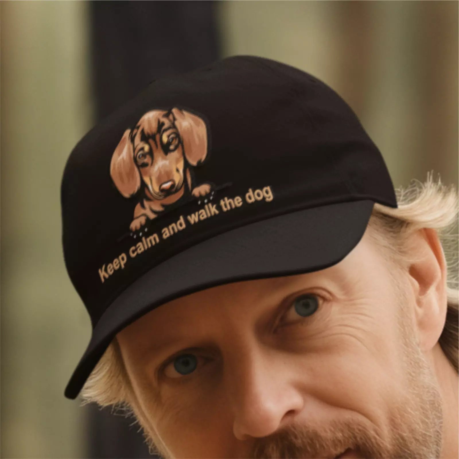 Custom Keep Calm Walk The Dog 100 Images to choose Personalised Baseball Cap