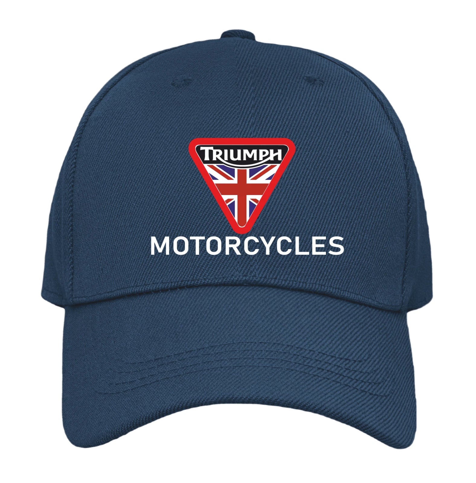 Custom Retro Classic English Triumph Motorcycle Logo Biker Baseball Cap