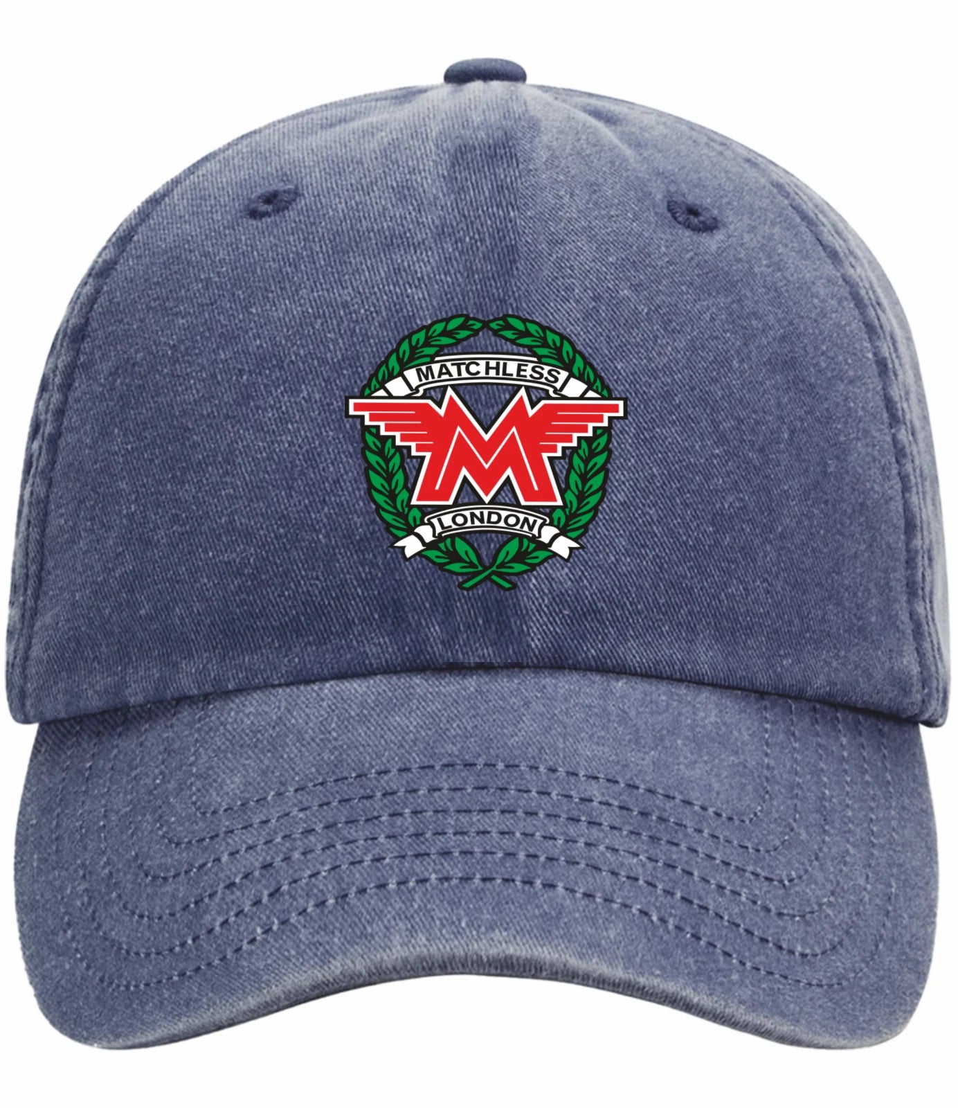 Classic Vintage Matchless Motorcycle Logo Relaxed 5 Panel Vintage Baseball Cap