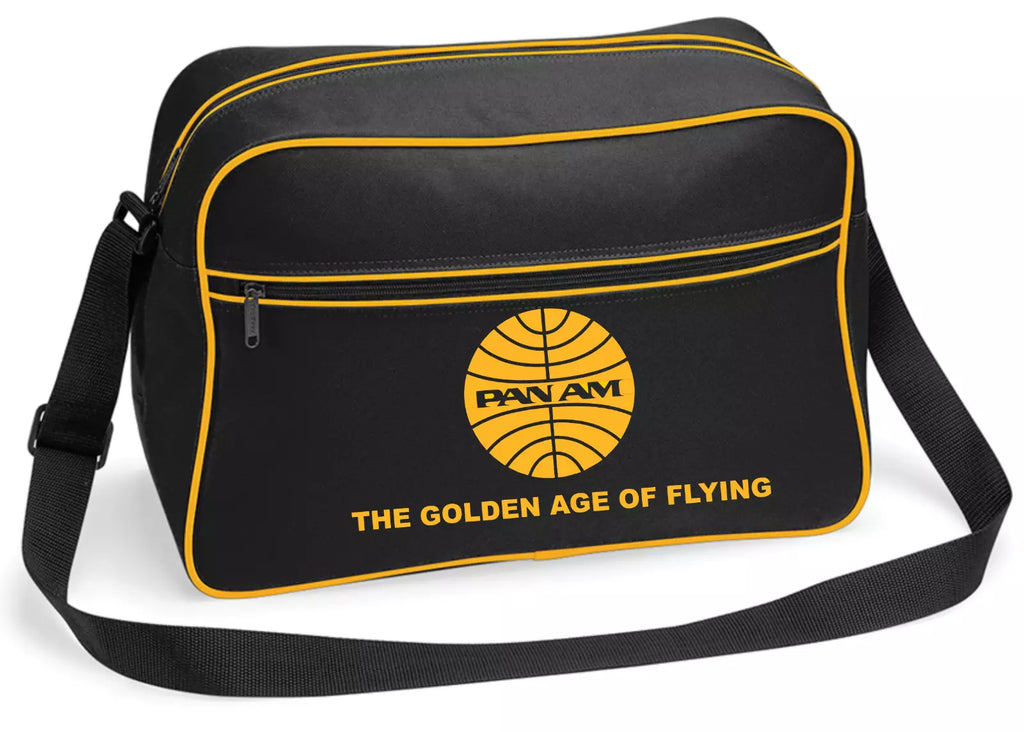 New Customiseable Retro Vintage Design PanAm Airline Flight Travel Shoulder Bag