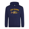 Humorous Fishing Angling Carp Fishing Image Premium Quality Hooded Sweatshirt