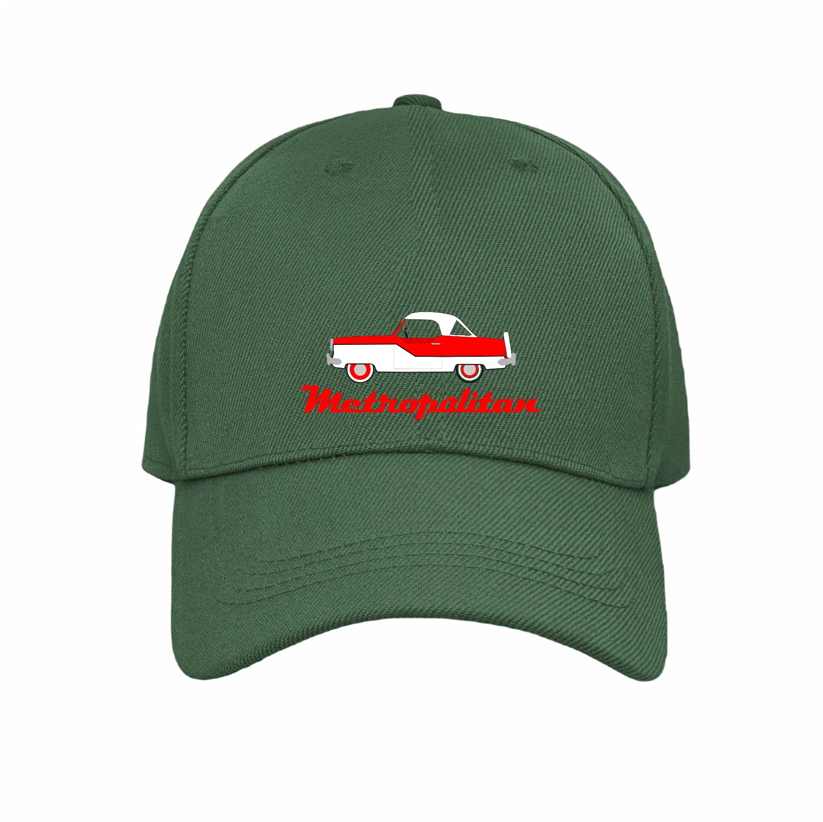 Vintage Motoring Nash Metropoitan Logo and Image Quality Baseball Cap