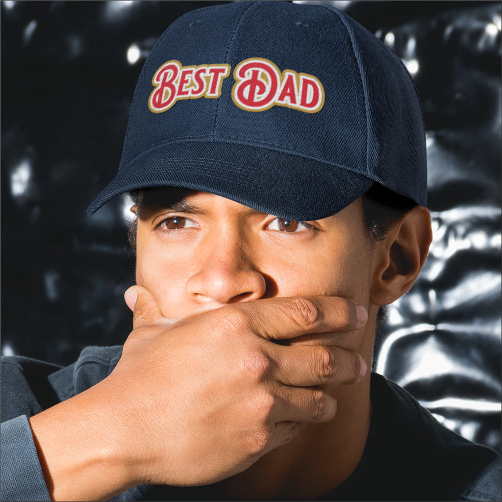 Fathers Day Dads Day Best Dad  Premium Quality Baseball Cap