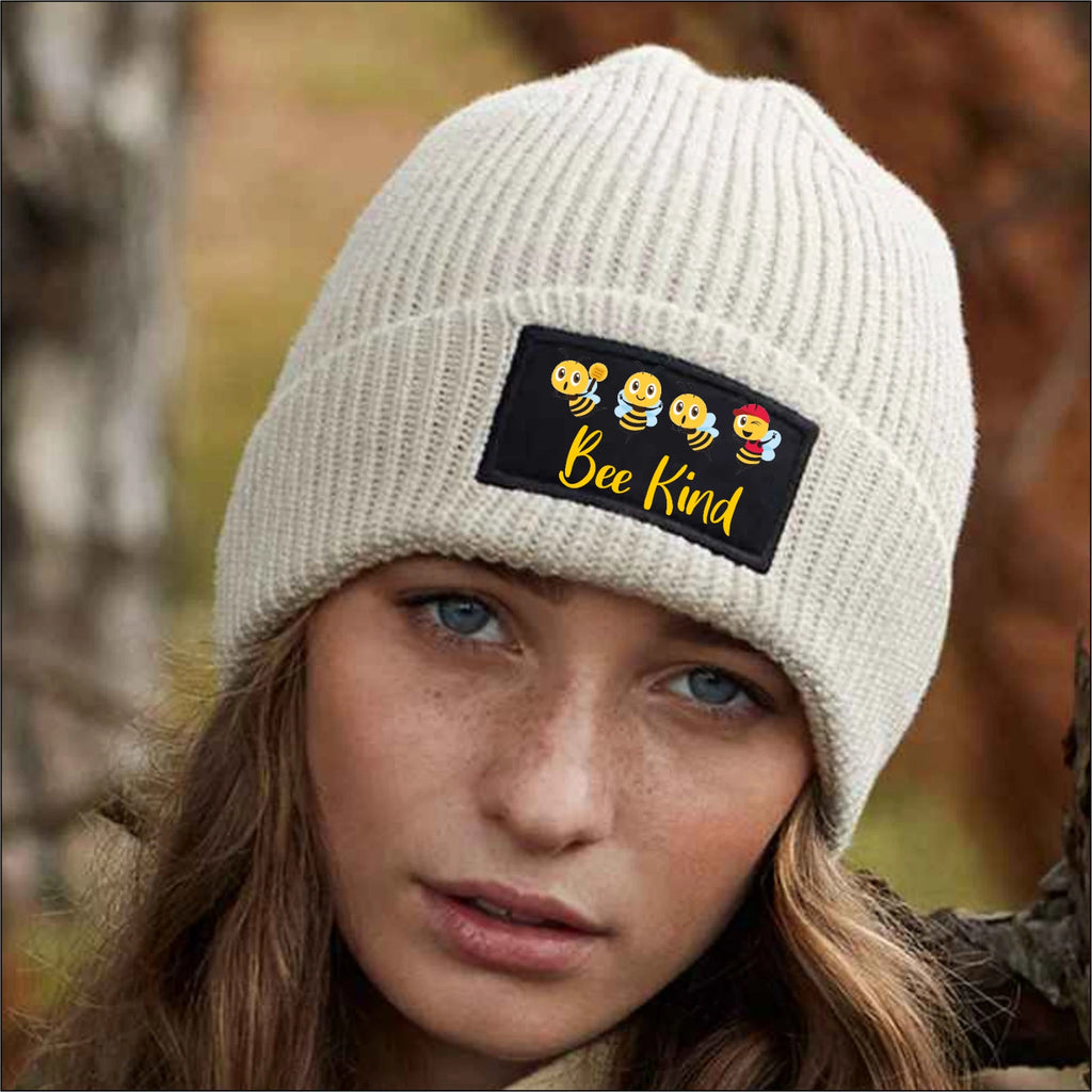 Natural World Bee's Gardening Bee Kind Patch Beanie