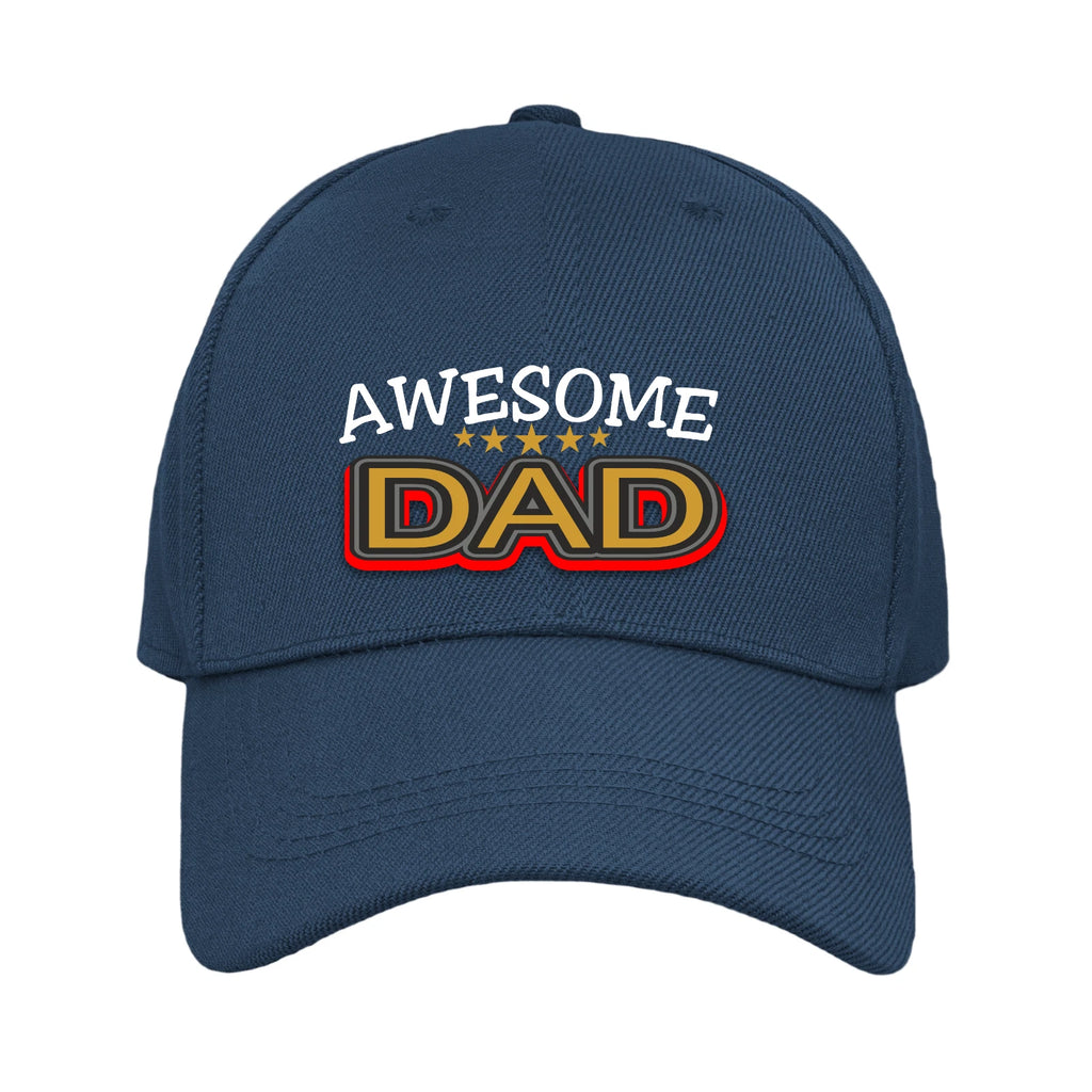 Fathers Day Dads Day Awesome Dad  Premium Quality Baseball Cap