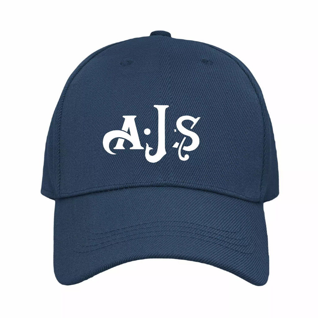 Retro Vintage Classic English AJS Motorcycle Logo Biker Quality Baseball Cap