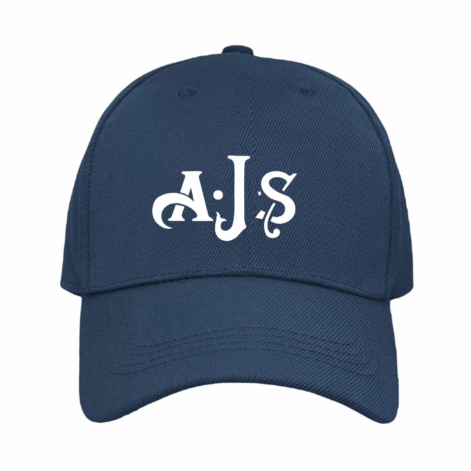 Retro Vintage Classic English AJS Motorcycle Logo Biker Quality Baseball Cap