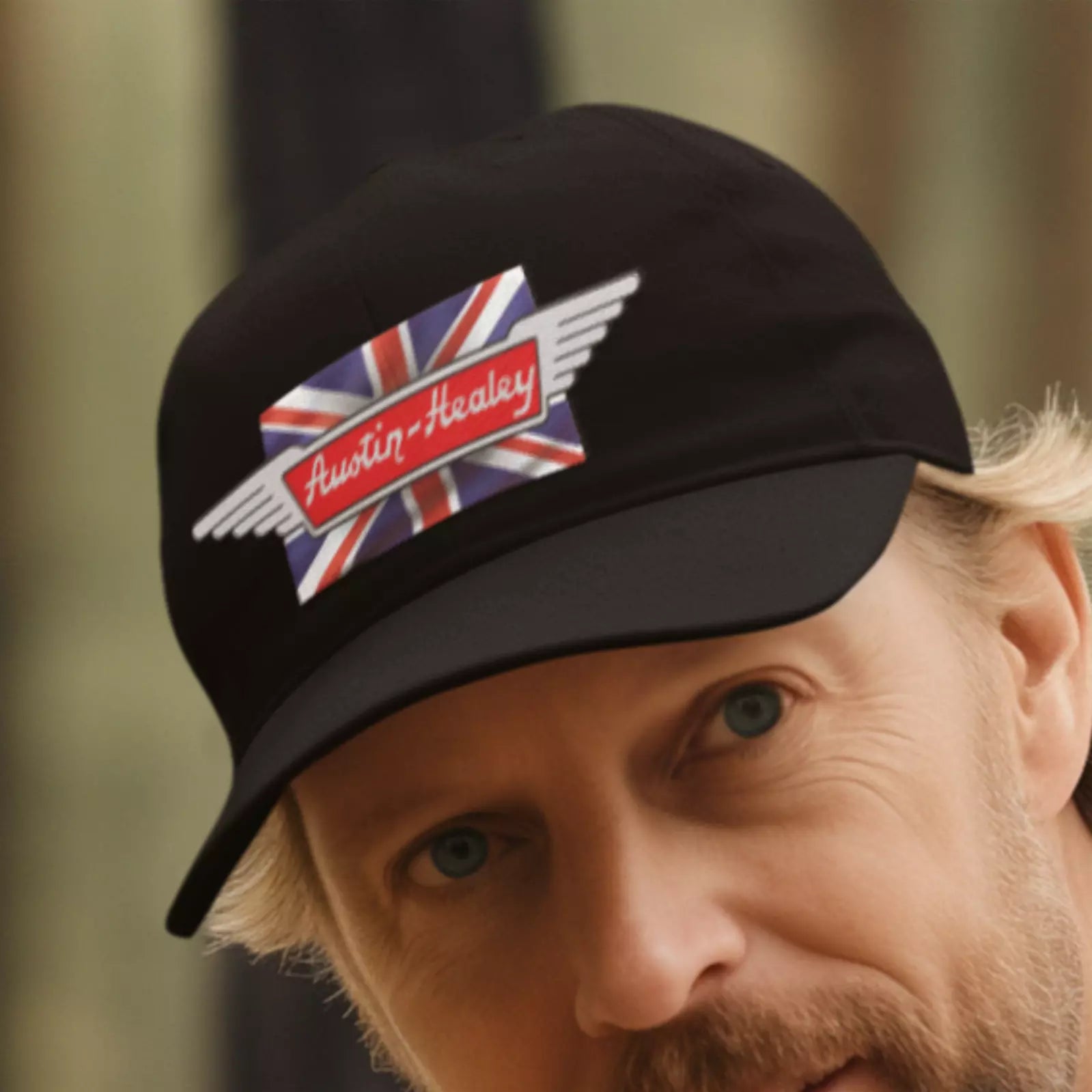 Retro Vintage Motoring Austin Healey 3000 Logo and Image Quality Baseball Cap