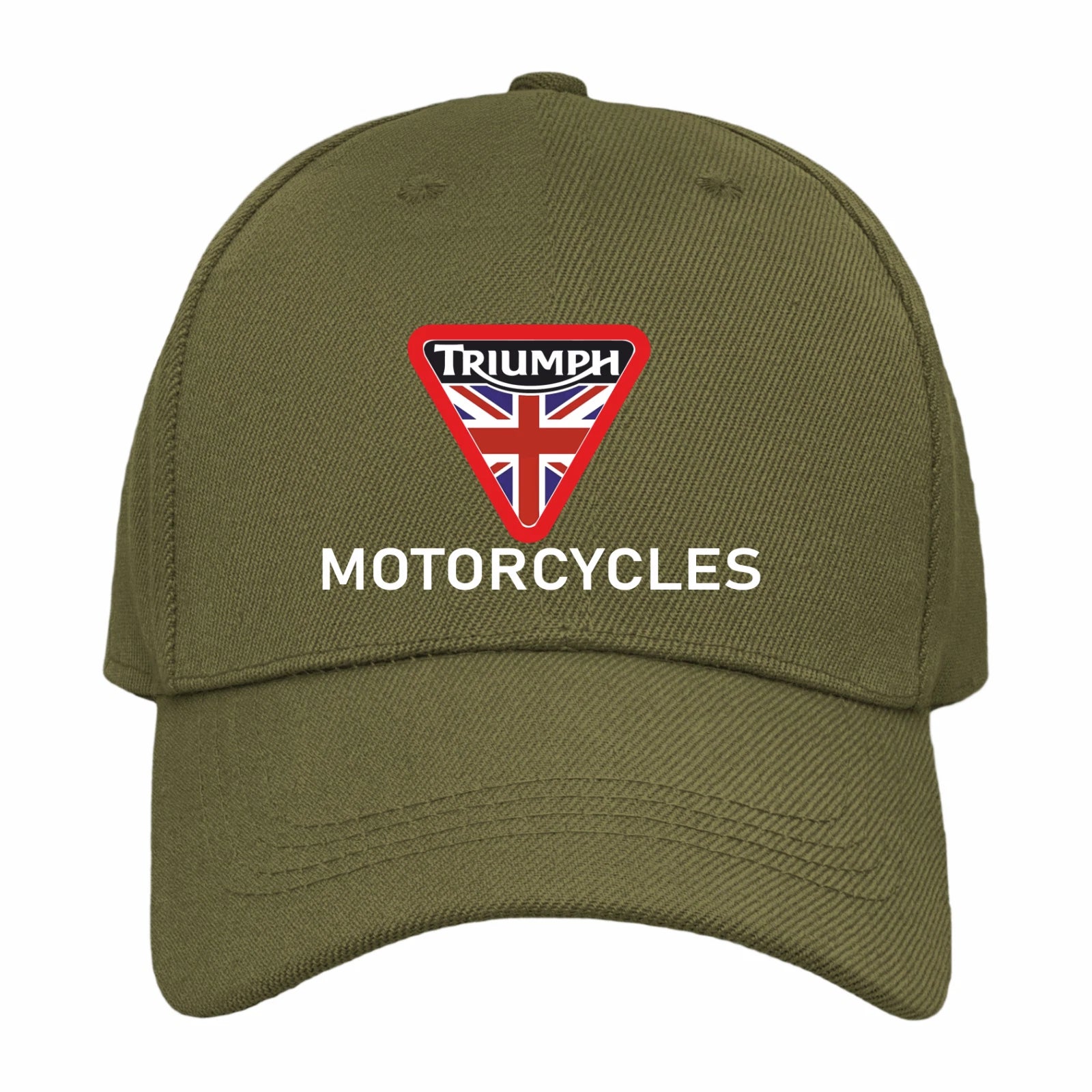 Custom Retro Classic English Triumph Motorcycle Logo Biker Baseball Cap