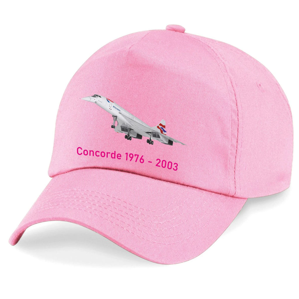 Retro British Airways Classic Iconic Concorde Airline Collectors Baseball Cap