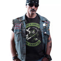 Funny Humorous Motorcycle Biker Sons of Cannabis Premium Quality Hammer T-shirt