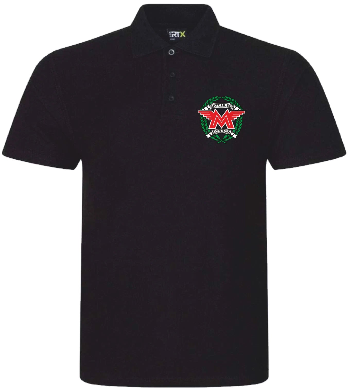Customisable Vintage Classic Matchless Motorcycle Premium Quality Poloshirt
