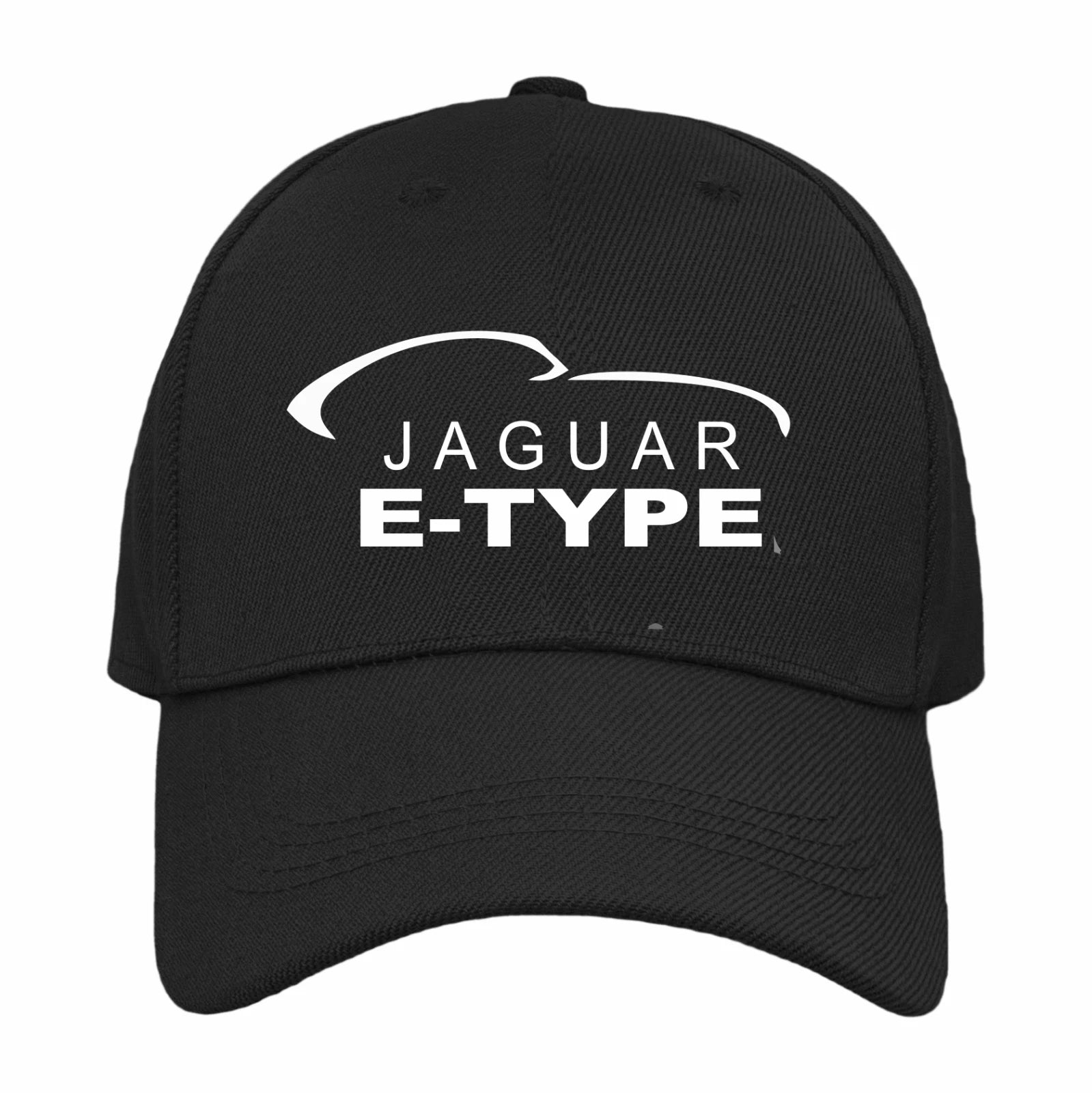 Custom Retro Vintage Classic English Motoring Jaguar E-Type Logo Baseball Cap