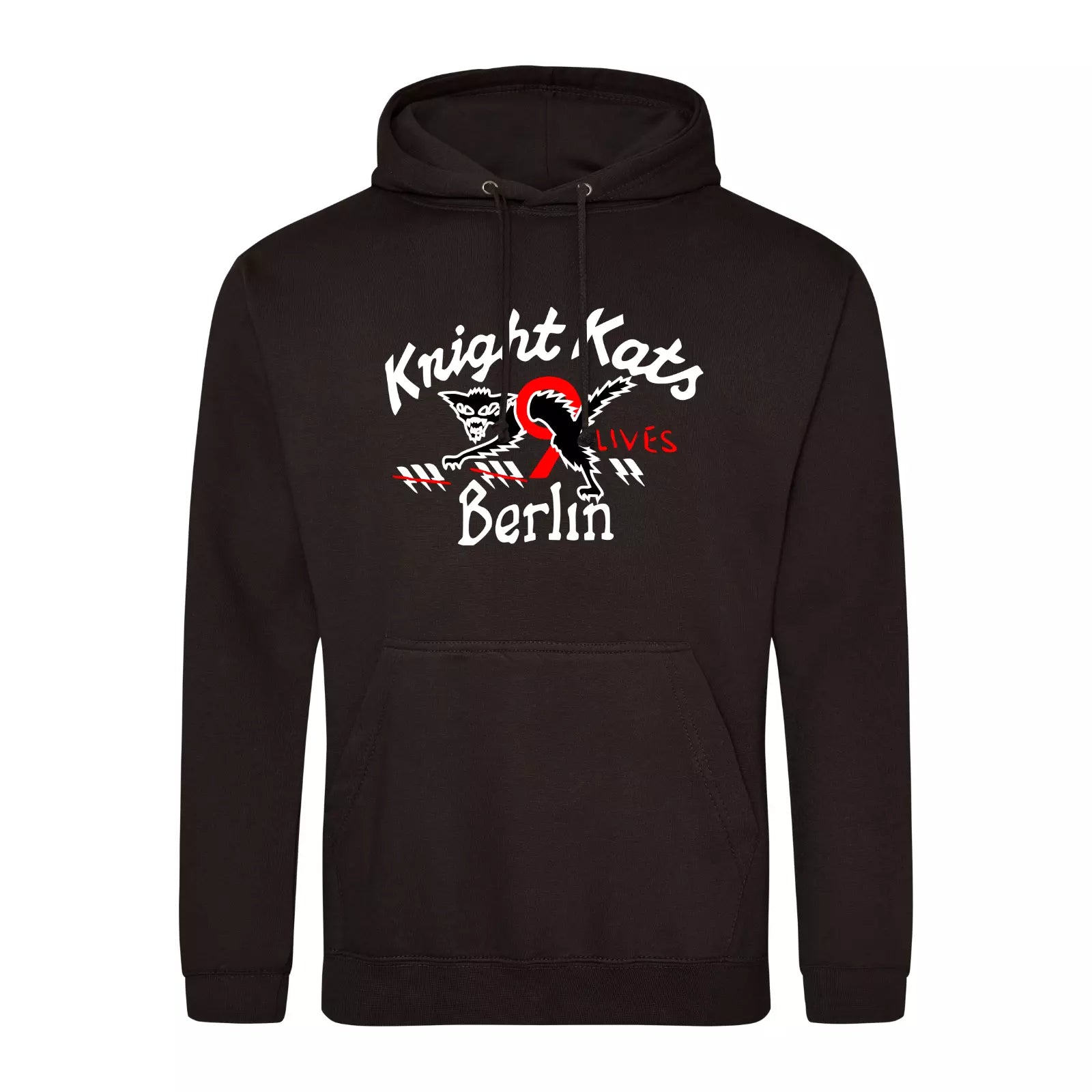 Vintage WW2 German  Knight Kats Motorcycle Biker Club Premium Hooded Sweatshirt