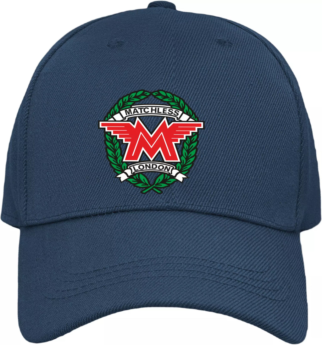 Vintage Classic English Matchless  Motorcycle Logo Biker Quality Baseball Cap