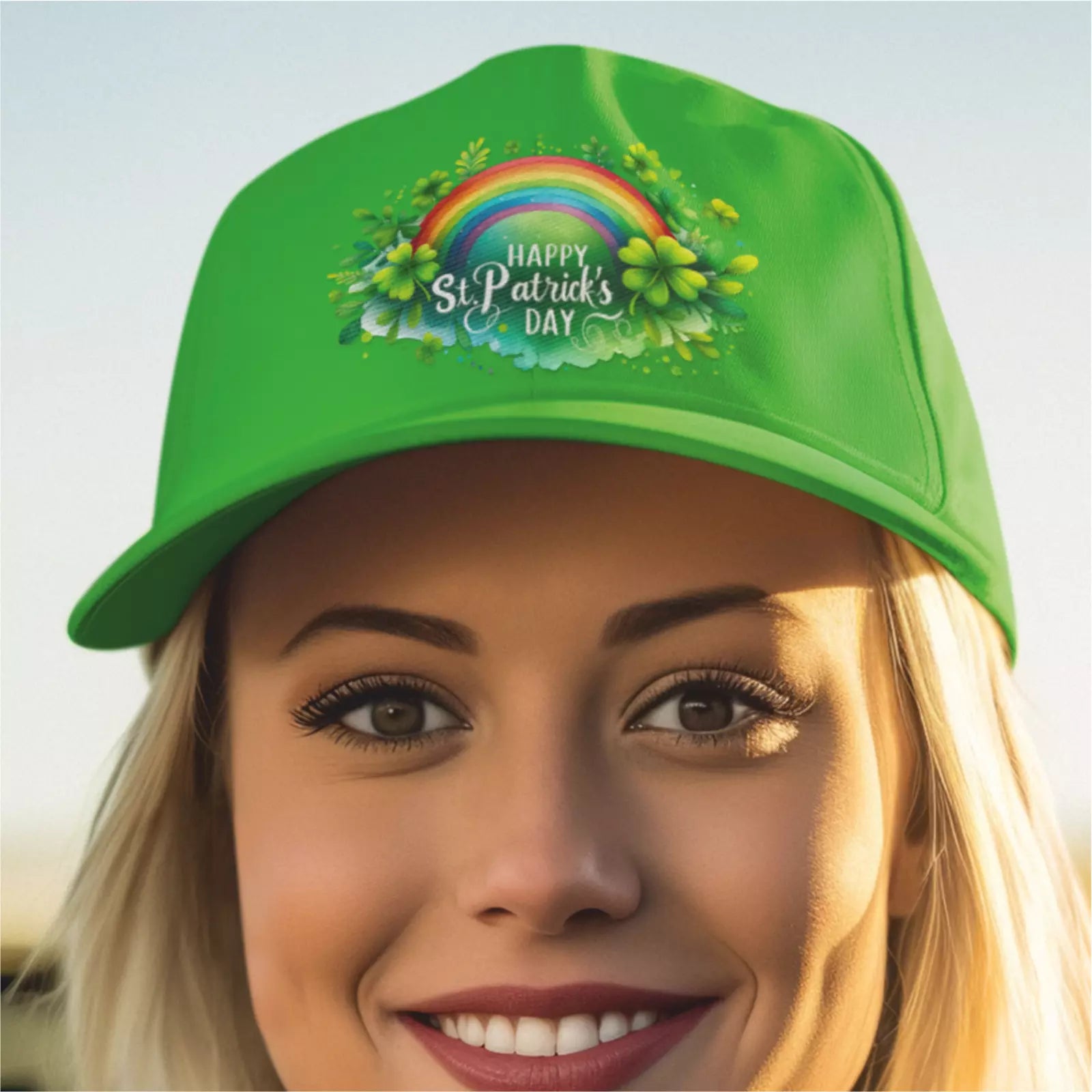 St. Patrick’s Day Style Premium Quality Baseball Cap - Luck, Laughs & Guiness!