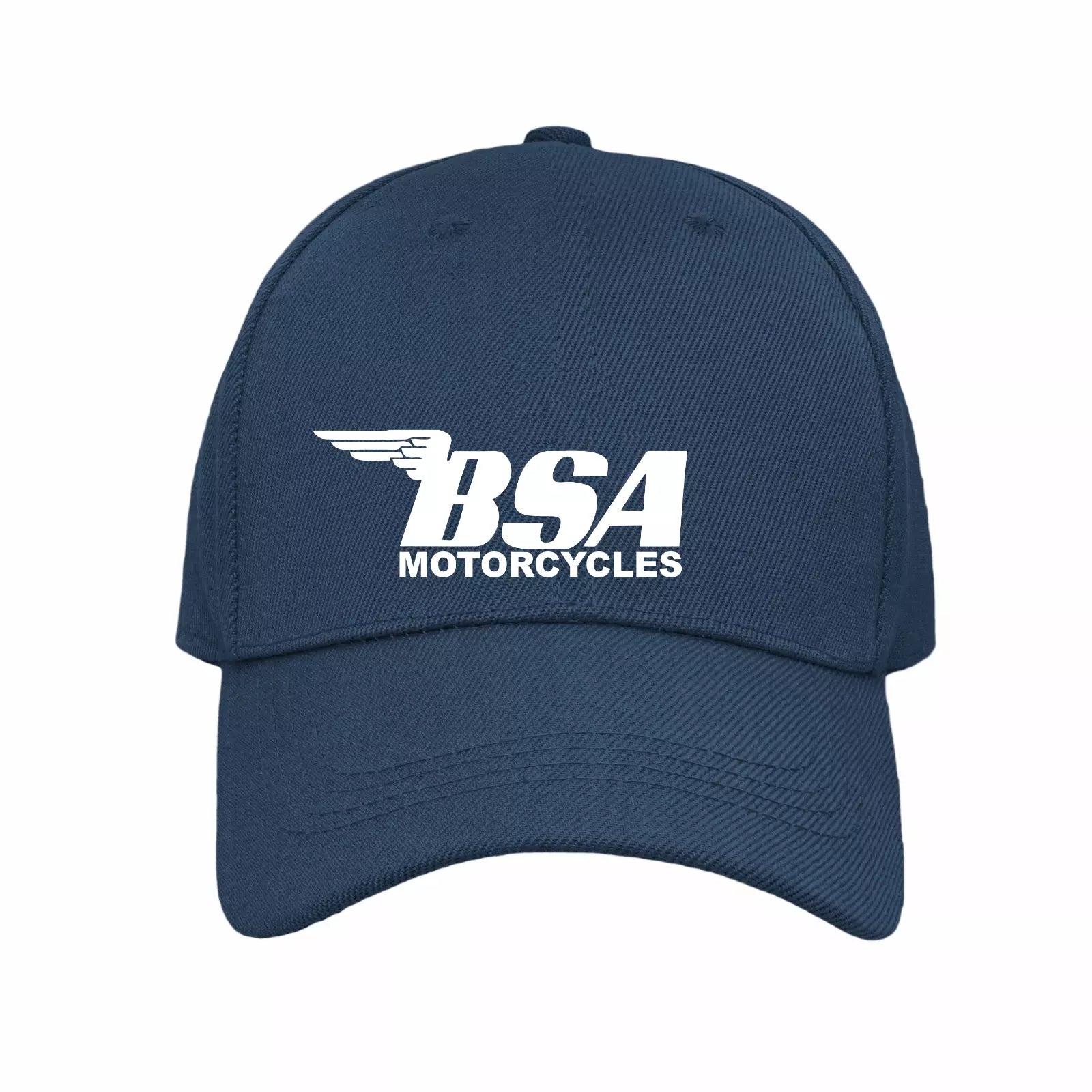 Retro Vintage Classic English BSA Motorcycle Logo Biker Quality Baseball Cap