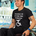 Funny Humorous Only In It For The Parking Wheelchair Premium Hammer T-shirt