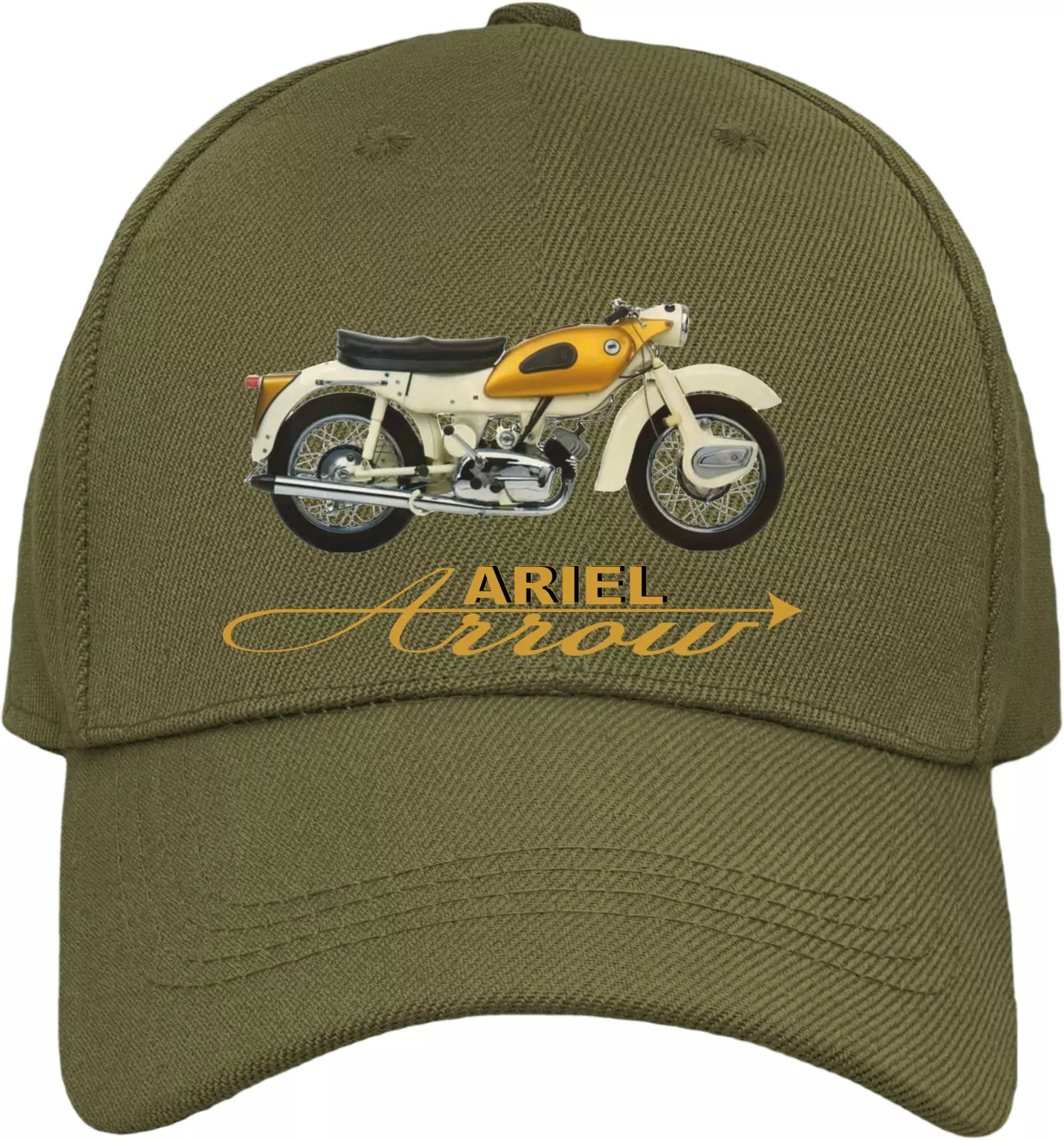 Retro Vintage Classic Ariel Arrow Motorcycle Logo Biker Quality Baseball Cap
