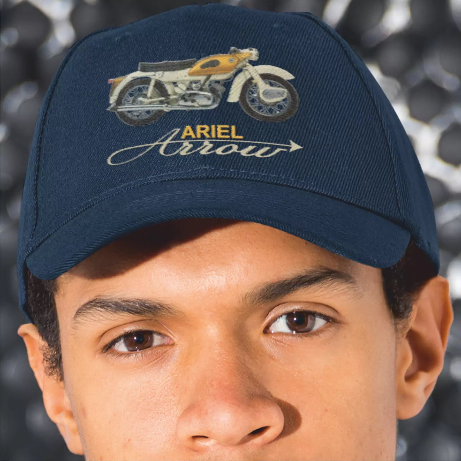Retro Vintage Classic Ariel Arrow Motorcycle Logo Biker Quality Baseball Cap