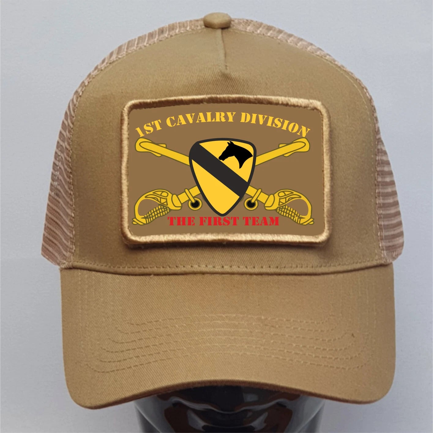 Retro Classic Iconic US Army 1st  Team Air Cavalry Vietnam Quality  Baseball Cap