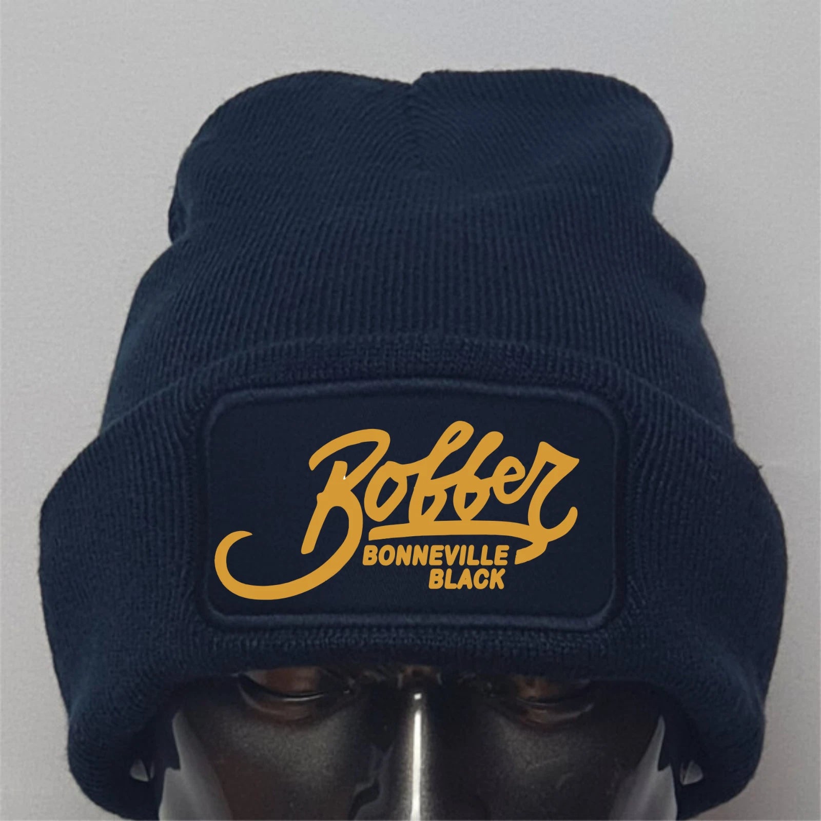 Triumph Bonneville Bobber Motorcycle Logo Premium Quality Beanie Hat