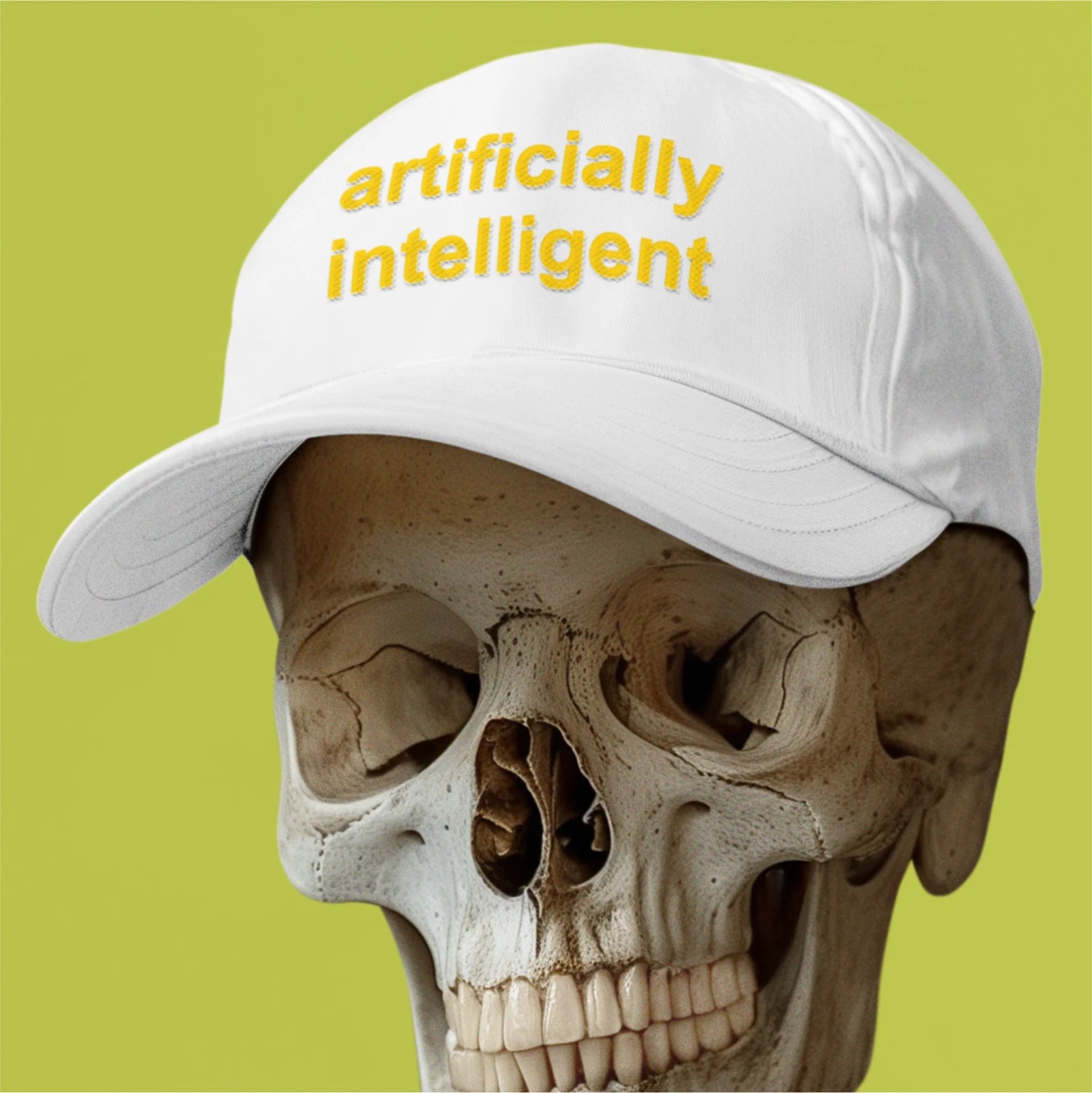 Funny Humorous Artificially Intelligent Premium  Quality Baseball Cap