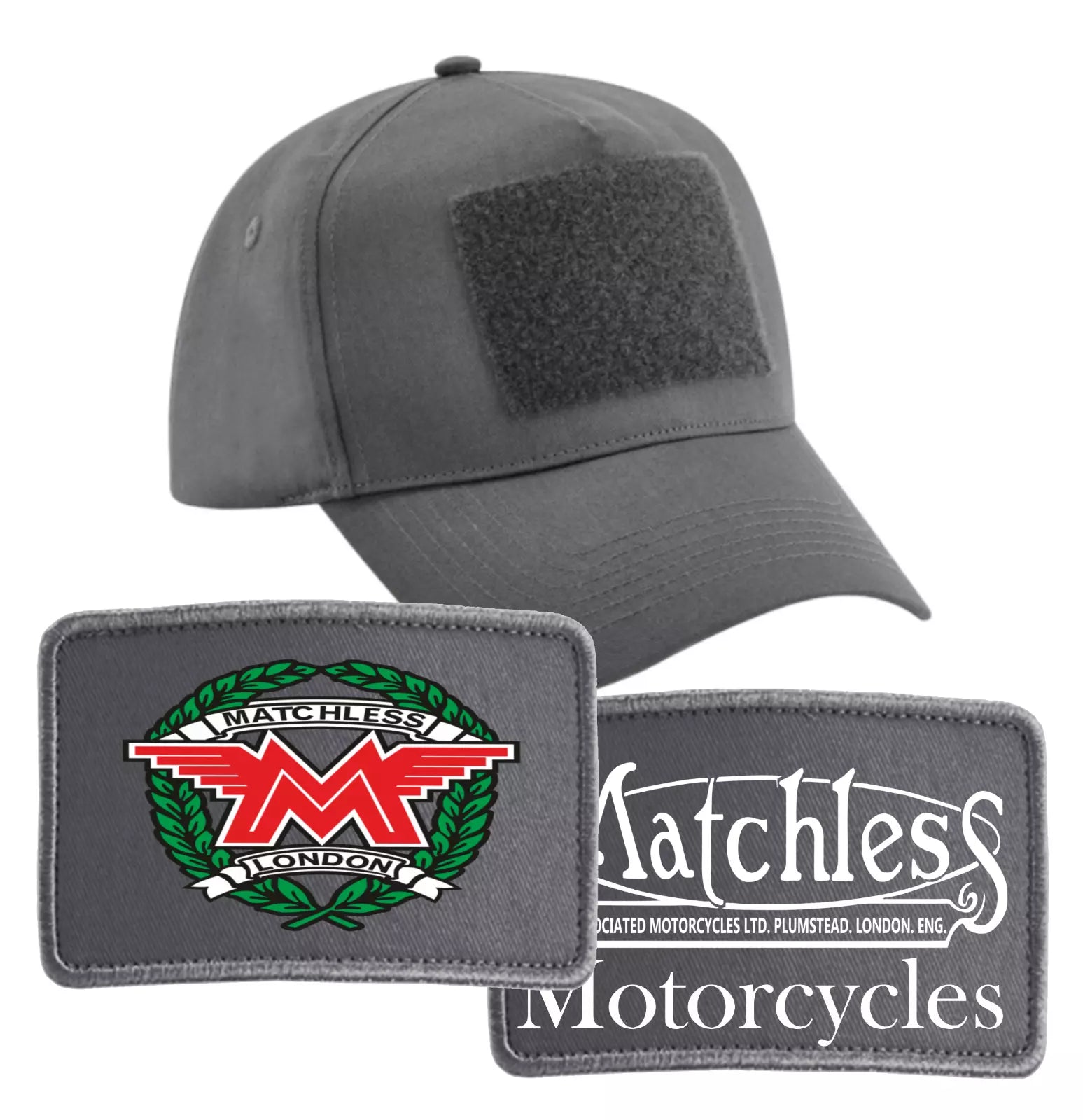 New Interchangeable Matchless Motorcycle Biker Logo Premium Quality Baseball Cap