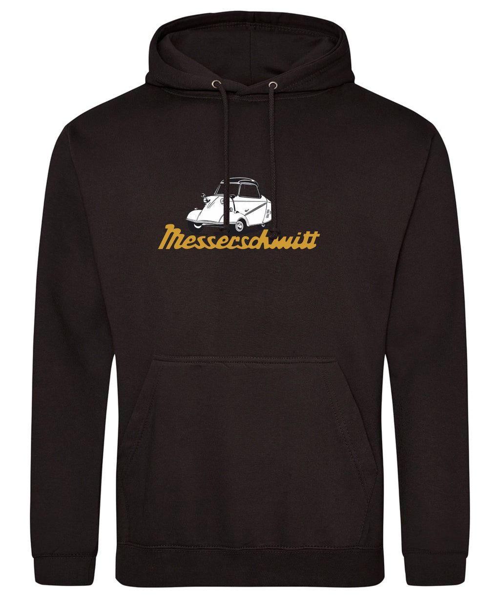Vintage Classic 1950's Messerschmitt Bubble Car Auto Premium Hooded Sweatshirt