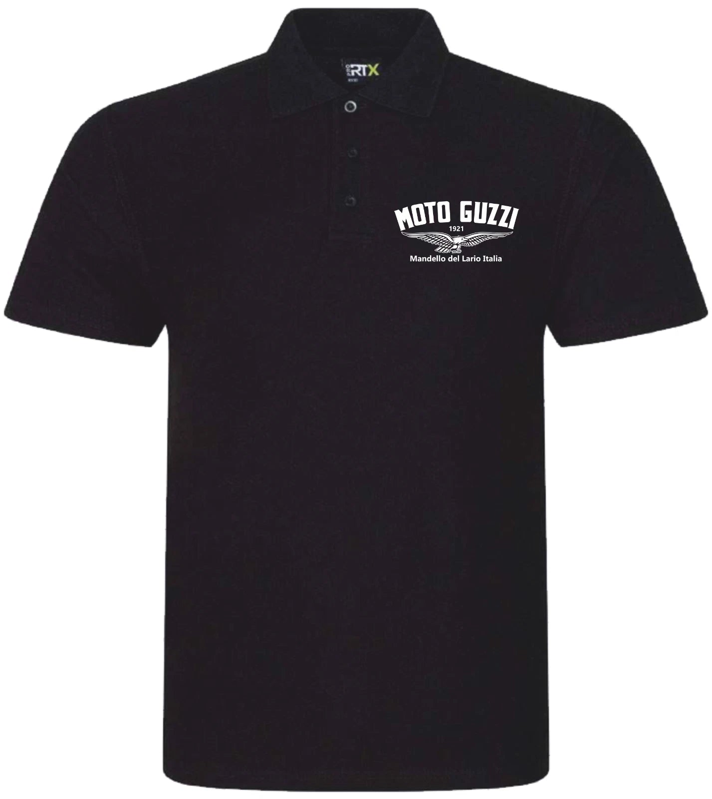 Customisable Vintage Classic Moto Guzzi Motorcycle Premium Quality Poloshirt