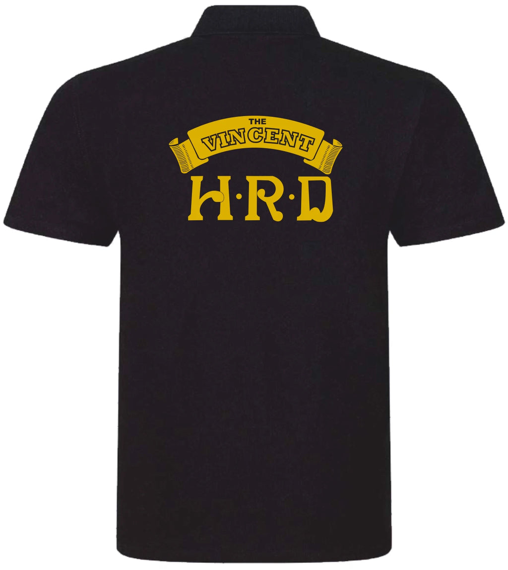 Customisable Vintage Classic Vincent HRD Motorcycle Premium Quality Poloshirt
