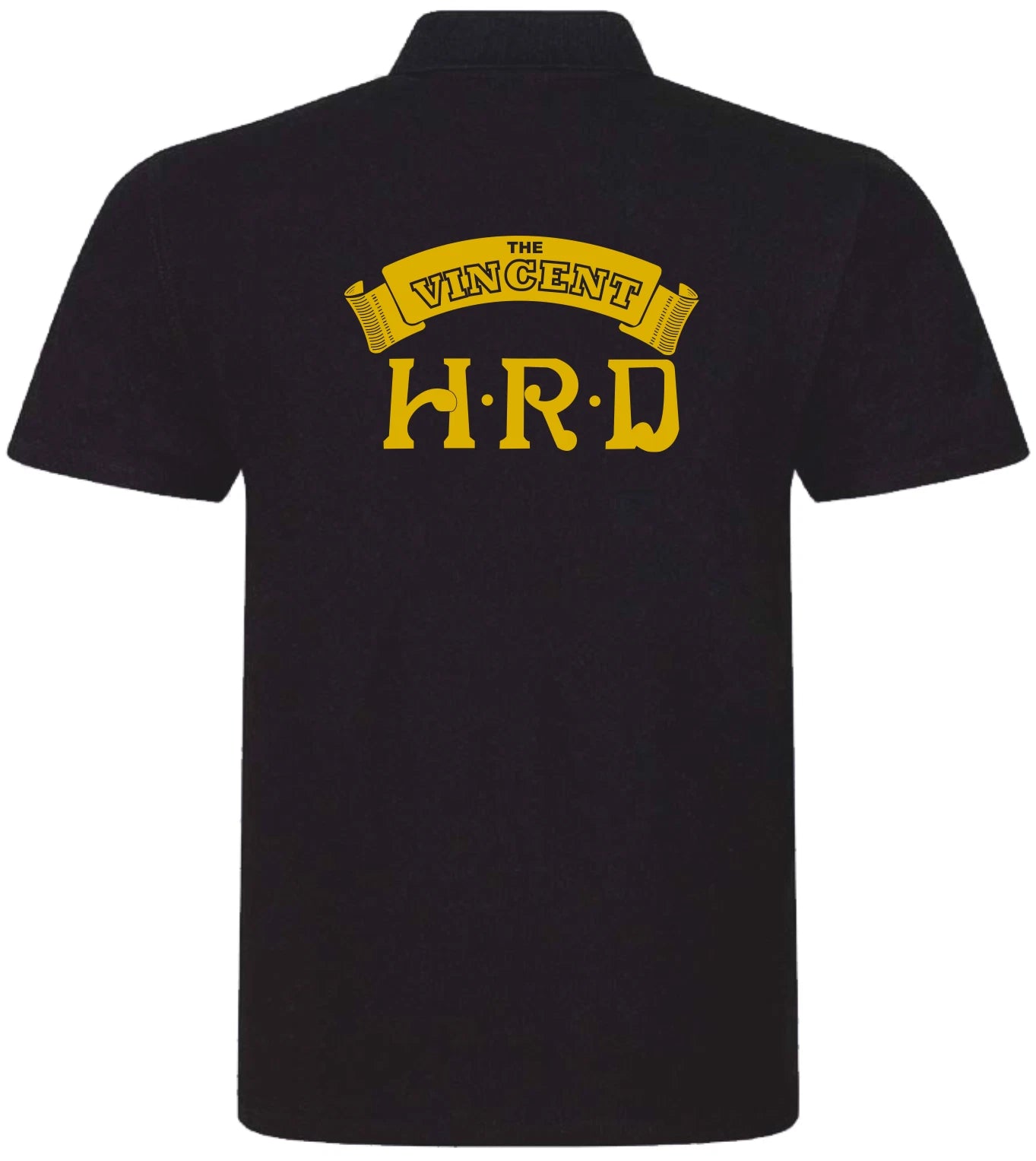 Customisable Vintage Classic Vincent HRD Motorcycle Premium Quality Poloshirt
