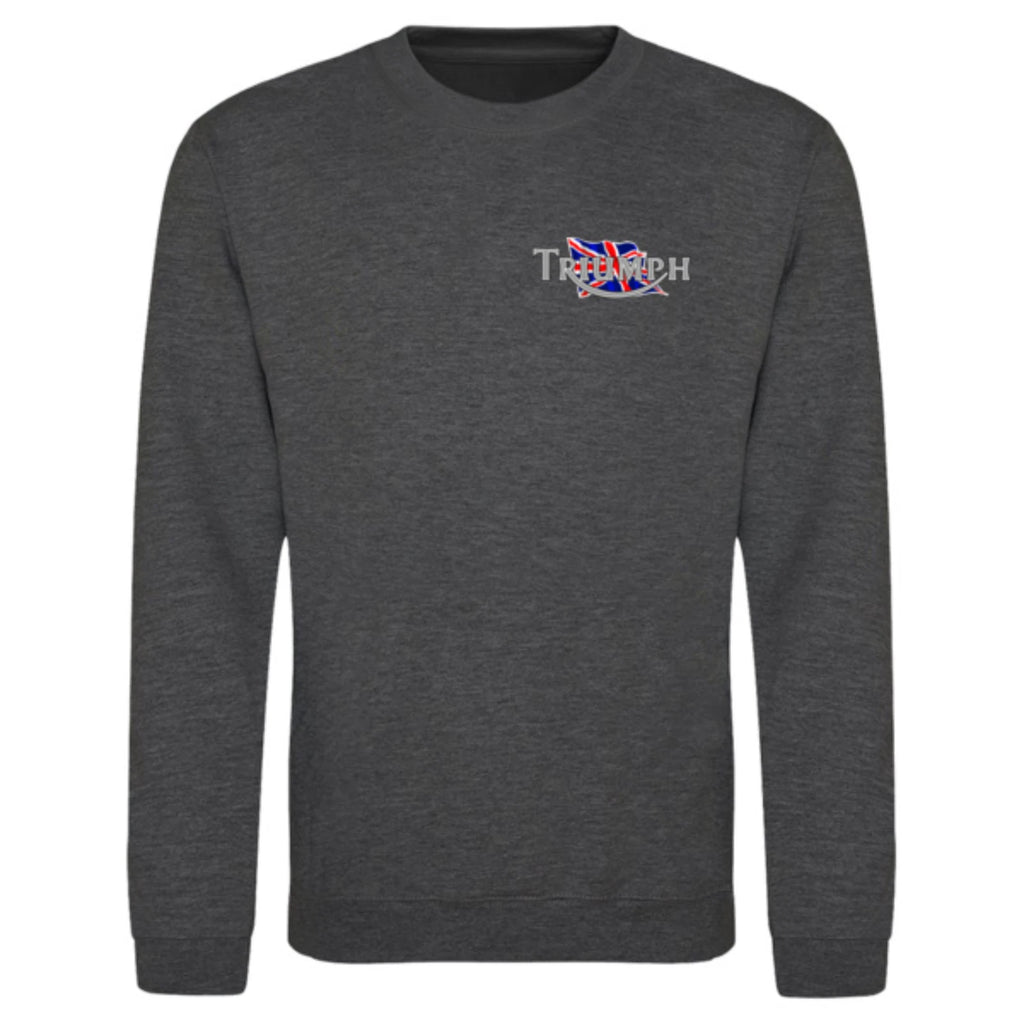 Retro VintageClassic English Triumph Motorcycle Biker Premium Quality Sweatshirt