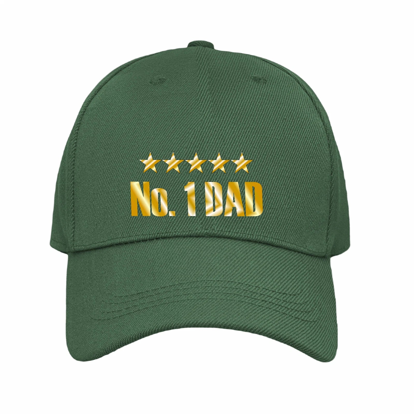 Fathers Day Dads Day Number One Dad Premium Quality Baseball Cap