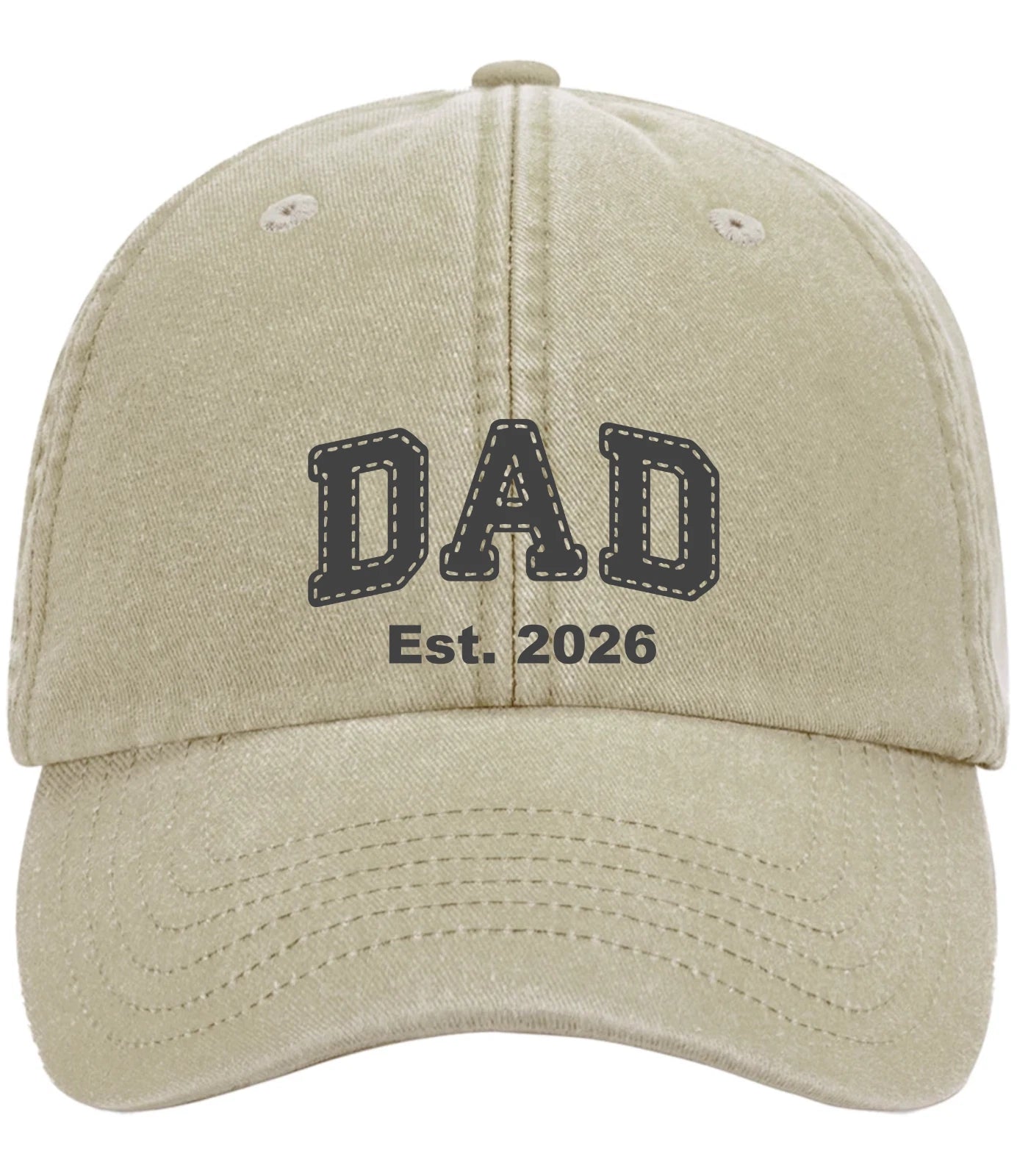 New Dad/Grandpa/Grandad/Uncle Est: 2066 Vintage Low Profile Baseball Cap