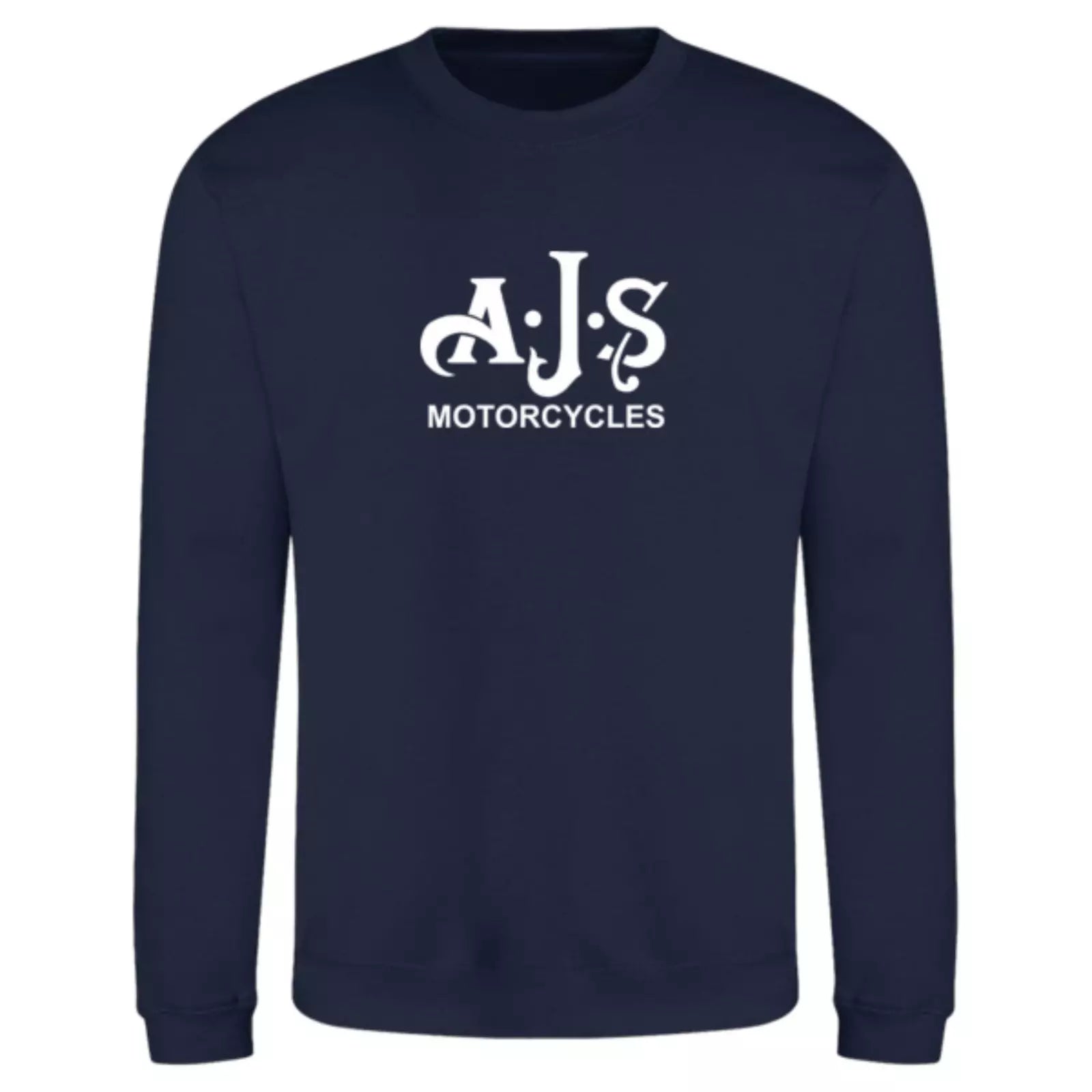 Retro Vintage Classic English  AJS Motorcycle Biker Premium Quality Sweatshirt
