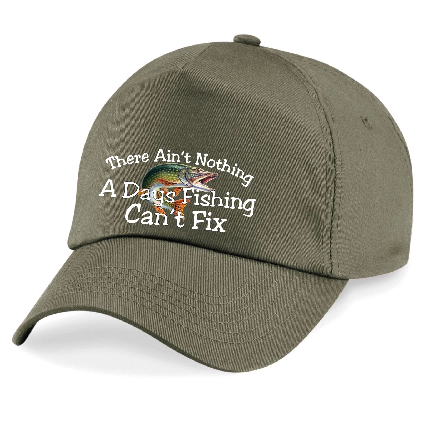 Nothing A Days Fishing Can't Fix Premium Quality Colour Decorated Baseball Cap