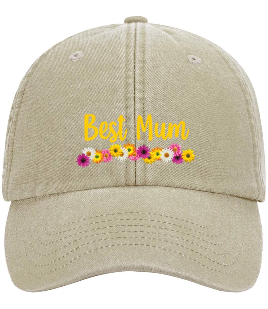 Custom Best Mum Club Mothers Day Gift Premium Vintage Low Profile Baseball Cap