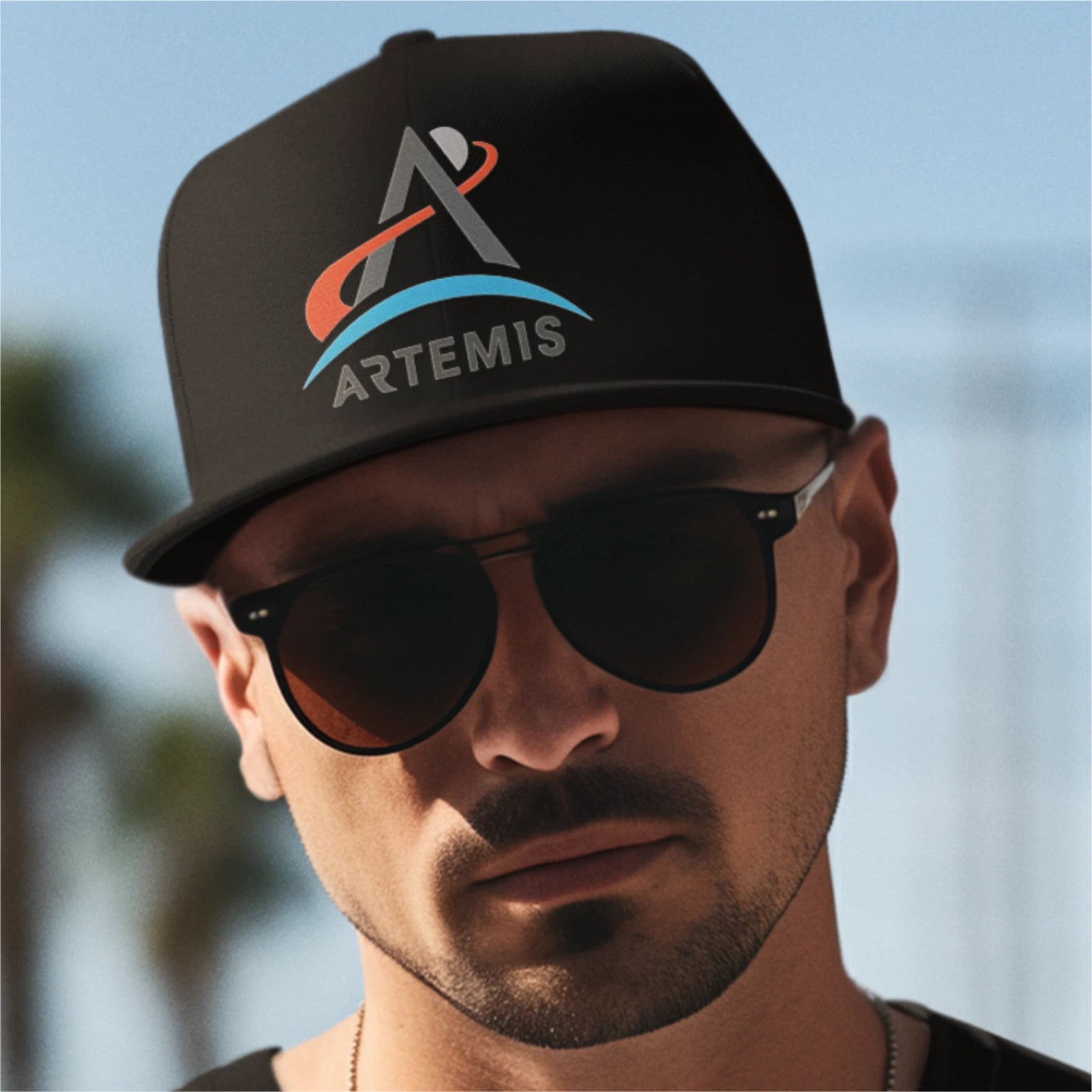 Iconic NASA Artemis Logo Quality Baseball Cap Gift |