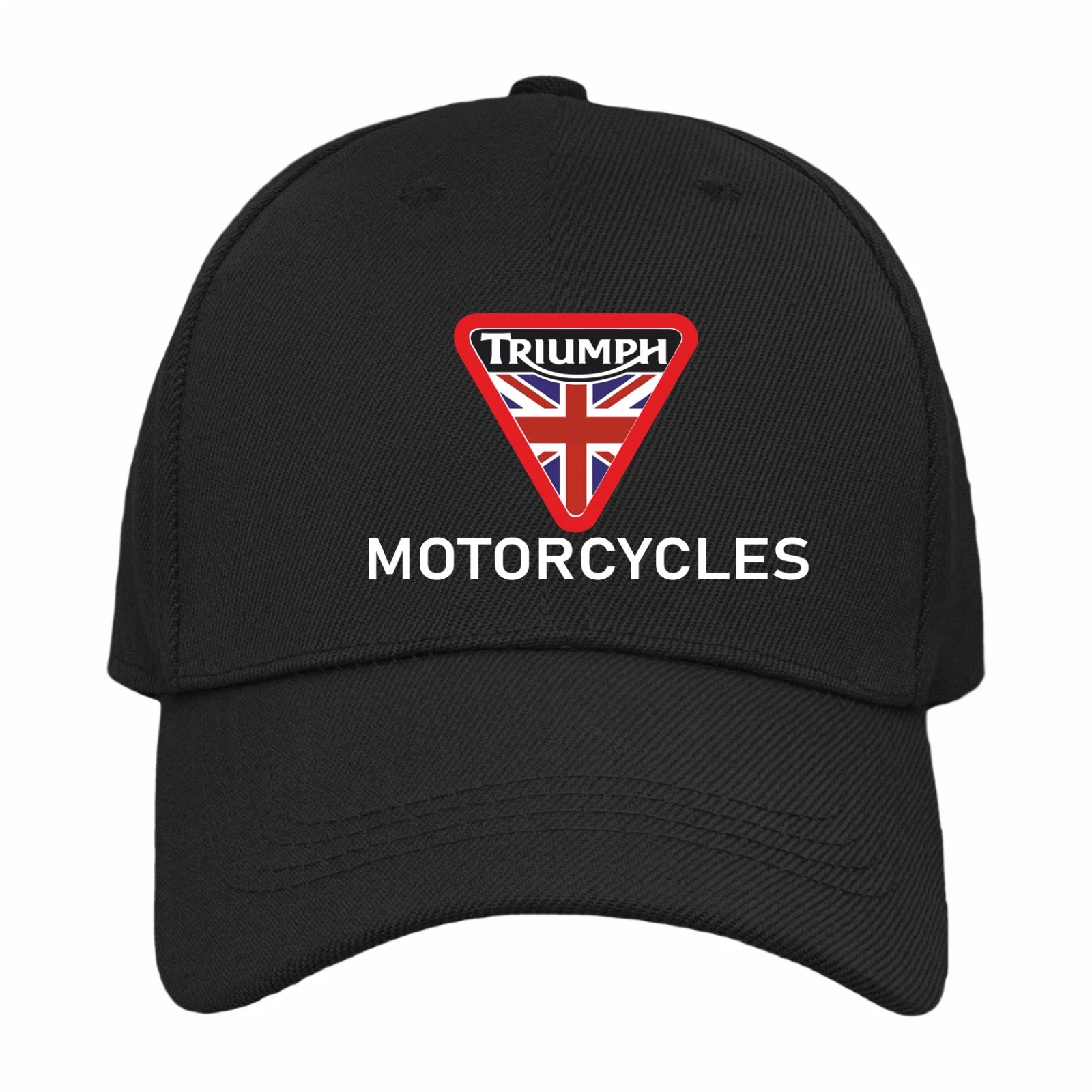 Custom Retro Classic English Triumph Motorcycle Logo Biker Baseball Cap