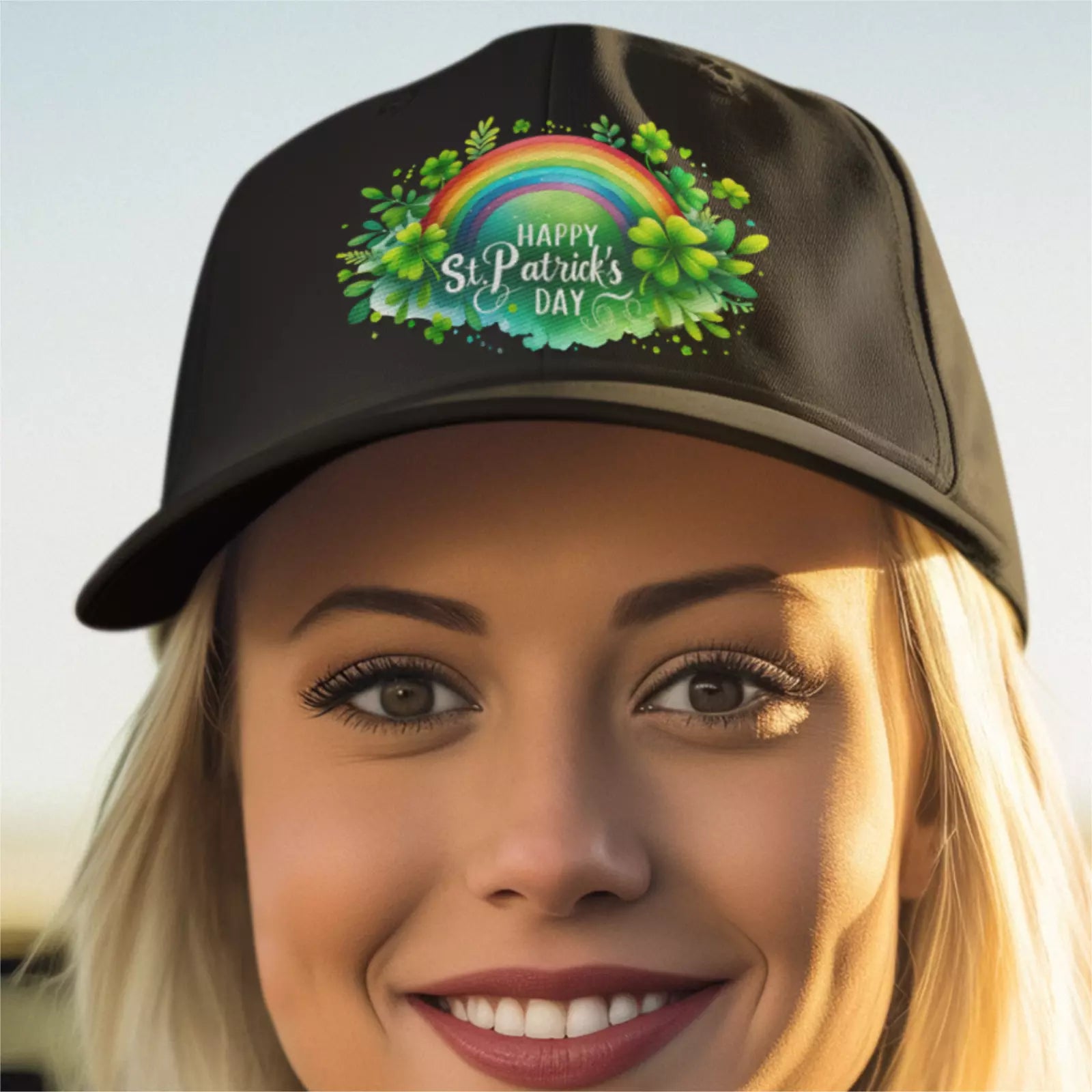 St. Patrick’s Day Style Premium Quality Baseball Cap - Luck, Laughs & Guiness!