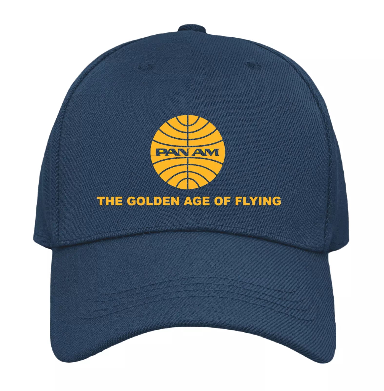 Retro Classic Iconic PanAm USA Airline Collectors Travel Quality  Baseball Cap