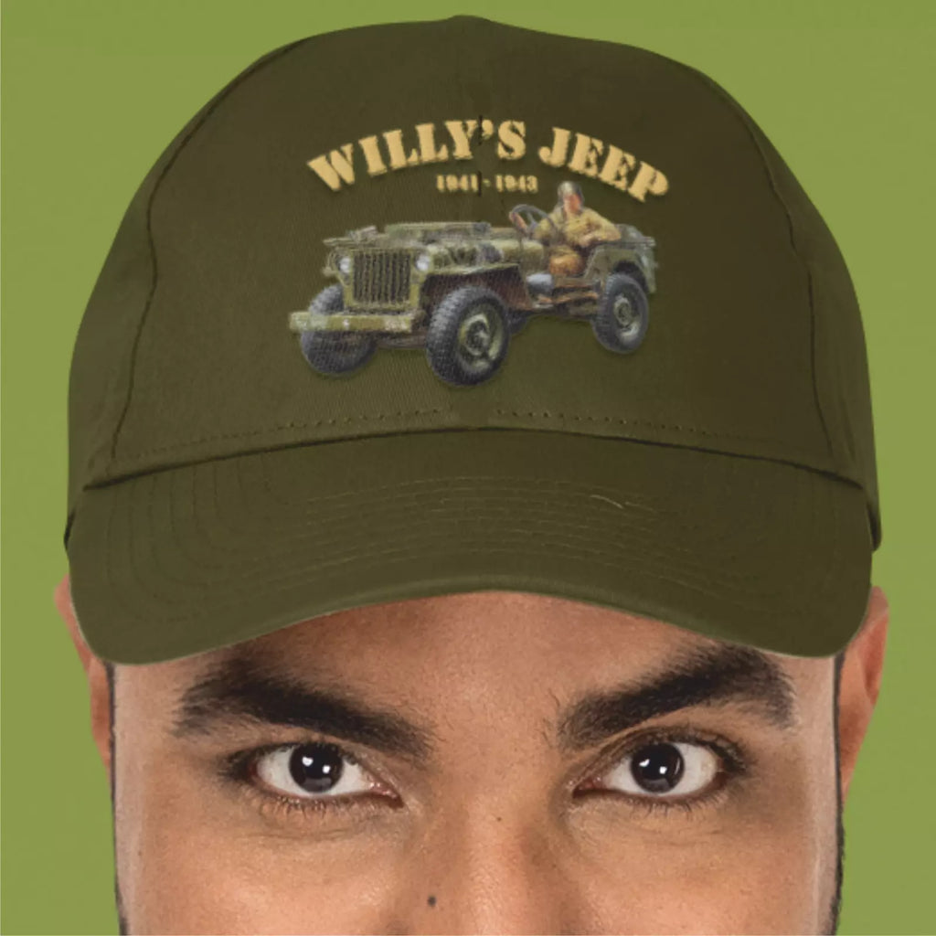 Retro Classic Iconic WW2 US Army Willy's Transport Quality  Baseball Cap