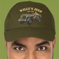 Retro Classic Iconic WW2 US Army Willy's Transport Quality  Baseball Cap